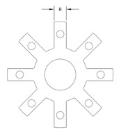 AL150_NBR_SPIDER_2D drawing