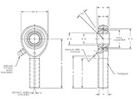 ASM-X-10 & ASB-X-10 Male Rod Ends