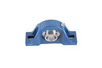 Blue-Polymer-Pillow-Block-with-Stainless-Steel-Insert---Machine-B-A
