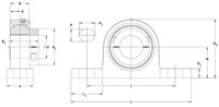 Corrosion-Resistant-Stainless-Steel-Pillow-Block-Line-Drawing