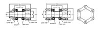 DI-6 Type Drop-In Center Industrial Coupling Jumbo Hubs - Imperial-2