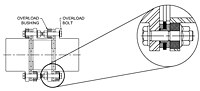 Disc Coupling - Overload Bushing Drawing