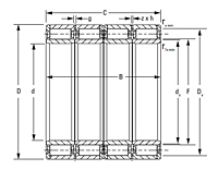 Four-Row Cylindrical Roller Bearing - RX-7-2