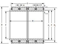 Four-Row Cylindrical Roller Bearing - RX-8-2