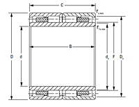Four-Row Cylindrical Roller Bearing - RY-6-2