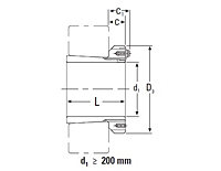 Metric HA Adapter Sleeve for Inch Shaft2>200