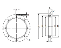 Metric Locknut HM30-31
