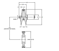 Model 145 Spring-Loaded Driver Pulleys - Imperial-2