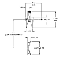 Model 301E Spring-Loaded Driver Pulleys - Imperial