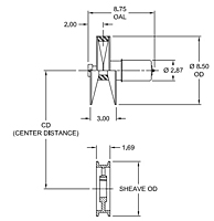Model 3030E Spring-Loaded Driver Pulleys - Imperial-2