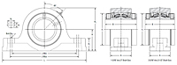 Pillow Block: 2-Bolt Base Bearing-2a