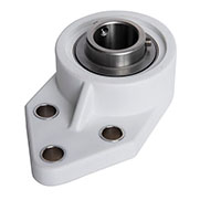 PolyThreeBoltFlangeWithStainlessSteelInsert-A2