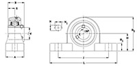 Polymer-Pillow-Block--SUCPLP--Line-Drawing---FVSL613