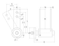 RunRight® RT T Tensioner Drawing