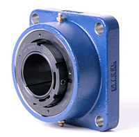 Timken-Mounted-Bearing-Single-V-Lock-Four-Bold-Square-Flange-Block