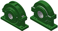 Split Block - Cylindrical Roller Bearing - S 4 and 8-BOLT (HEAVY)