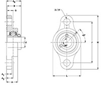 Stainless-steel-2-Bolt-Flange--SUCSFL--Line-Drawing---FVSL613