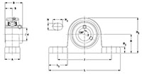 Stainless-steel-Pillow-Block--SUCSP--Line-Drawing---FVSL613