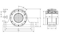 Timken Type E PB 4Bolt- Dim Drawing