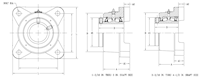 Type E Single Collar Flange-4Bolt_Dimensions