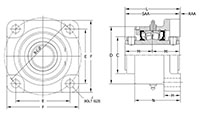 Type QAAFE_Double Con_Flange-4Bolt 2