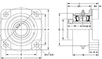 Type QAFE_Single Con_Flange-4Bolt 2
