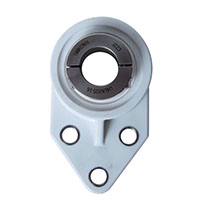 White-Poly-3-Bolt-Housing-with-FA-Poly-Round-Insert-with-Locking-Sleeve-T