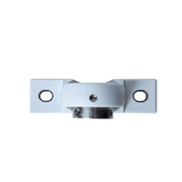 White-Poly-Pillow-Block-Housing-with-QF-Poly-Round-with-Locking-Sleeve-T