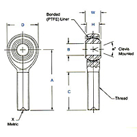 MM-MT & MB-MT Dimensional Drawing