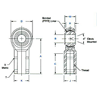 MW-MT & MG-MT Dimensional Drawing