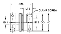 BWLC Series - Bellows Clamp Style Couplings - Metric-2