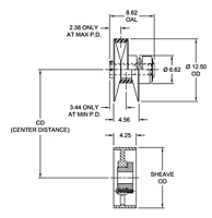 Models 14407, 14410, 14420, 14430 Spring-Loaded Driver Pulleys - Imperial-2