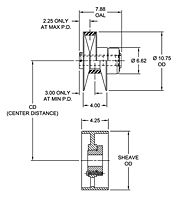 Models 13207, 13210, 13220, 13230 Spring-Loaded Driver Pullyes-2