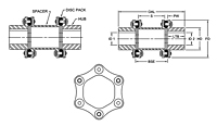 SX-6 Type Industrial Coupling Hubs - Metric-2