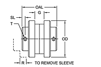 Dimensional Drawing - S-Flex J Type Coupling