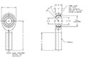 ASXM-T & ASXB-T Male Rod Ends