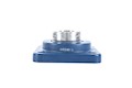 Blue-Polymer-4-Bolt-Flange-Poly-Insert-with-Locking-Sleeve---Machine-B-S