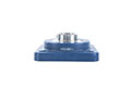 Blue-Polymer-4-Bolt-Flange-with-Stainless-Insert---Machine-B-S---FVSL613
