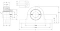 Corrosion-Resistant-Machined-Stainless-Steel-PillowBlock-QFU4LKHEAP-Line-Drawing