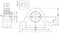Corrosion-Resistant-Polyround-Pillow-Block-NAU4LK-BP-Line-Drawing