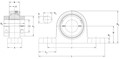 Corrosion-Resistant-Stainless-Steel-PillowBlock-QFU4LKHVSP-Line-Drawing