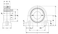 Corrosion-Resistant-Stainless-Steel-Tapped-Base-Line-Drawing
