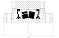 Double-Concentric-Solid-Block-Mounted Bearings