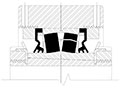 Double-Nut-Tapered-Adapter-Solid-Block-Mounted Bearings