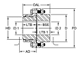 FFR Type Gear Coupling Diagram