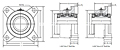Flange: 4-Bolt Bearing-2