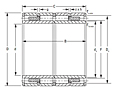 Four-Row Cylindrical Roller Bearing - RX-2-2