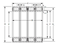 Four-Row Cylindrical Roller Bearing - RX-7-2