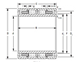 Four-Row Cylindrical Roller Bearing - RY-1-2