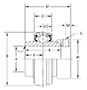 Mounted Bearings-U-Series-UEL-Line-Drawing